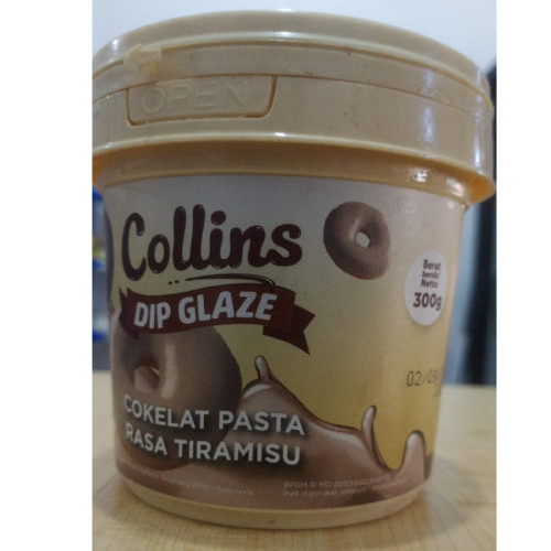 

collin dip glaze tiramisu 300g