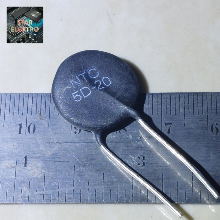 NTC 5D-20 NTC5D20 5D20 NTC5D-20 20mm Thermistor Thermal Termis Resistor Temperatur Control 5ohm 50-2