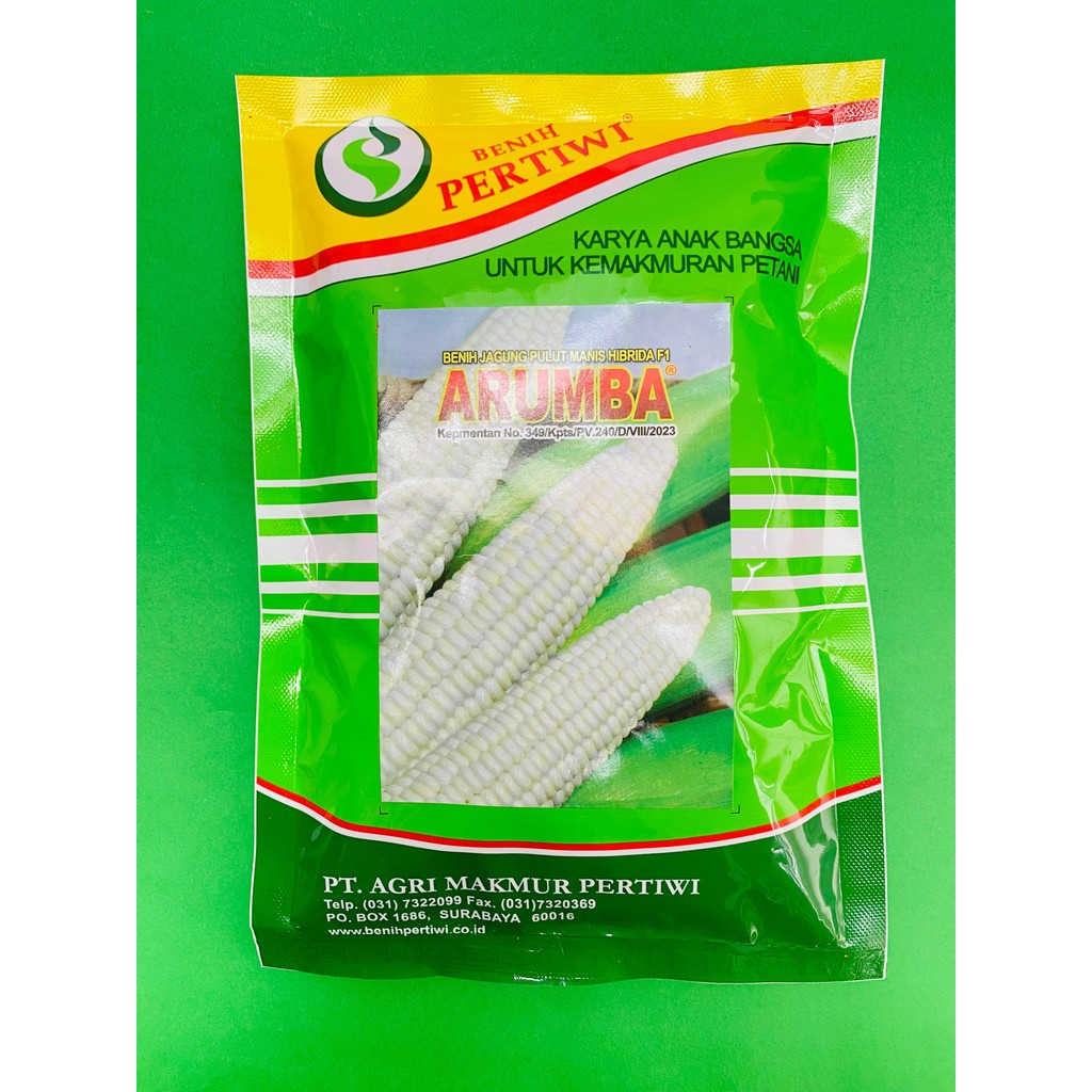 Benih jagung manis ARUMBA jagung pulut putih hibrida f1 isi 250gr dari PERTIWI