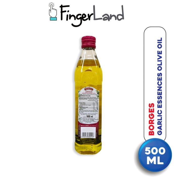 

BORGES Olive Oil with Garlic 500 ml Minyak Zaitun with Garlic