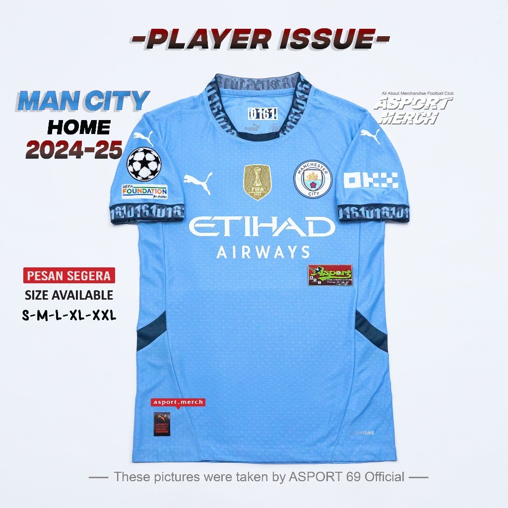 PLAYER ISSUE MAN CITY HOME 2024 2025 PI