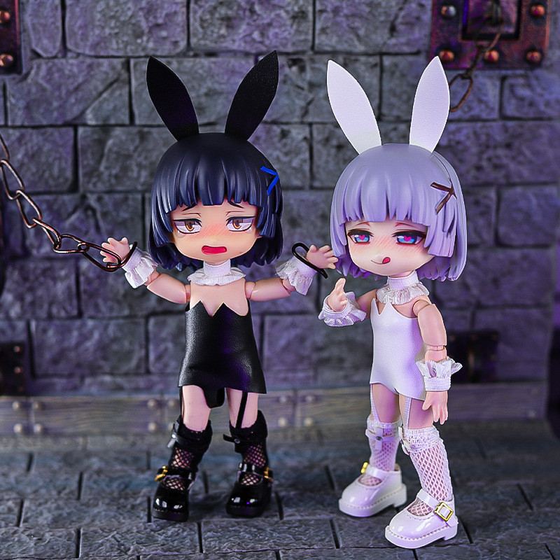 OB11 Clothes Suit Obitsu11 Bunny Girl Clothes , Accessories Toys Suitable for GSC Dod Body, 1/12 BJD