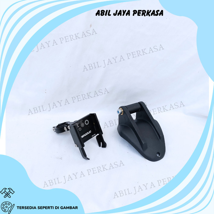 PAKET HOLDER GPS HP NMAX TURBO NMAX NEO S NMAX NEW 2024 PHONE HOLDER BG ALUMUNIUM STANG MOTOR BRAKET