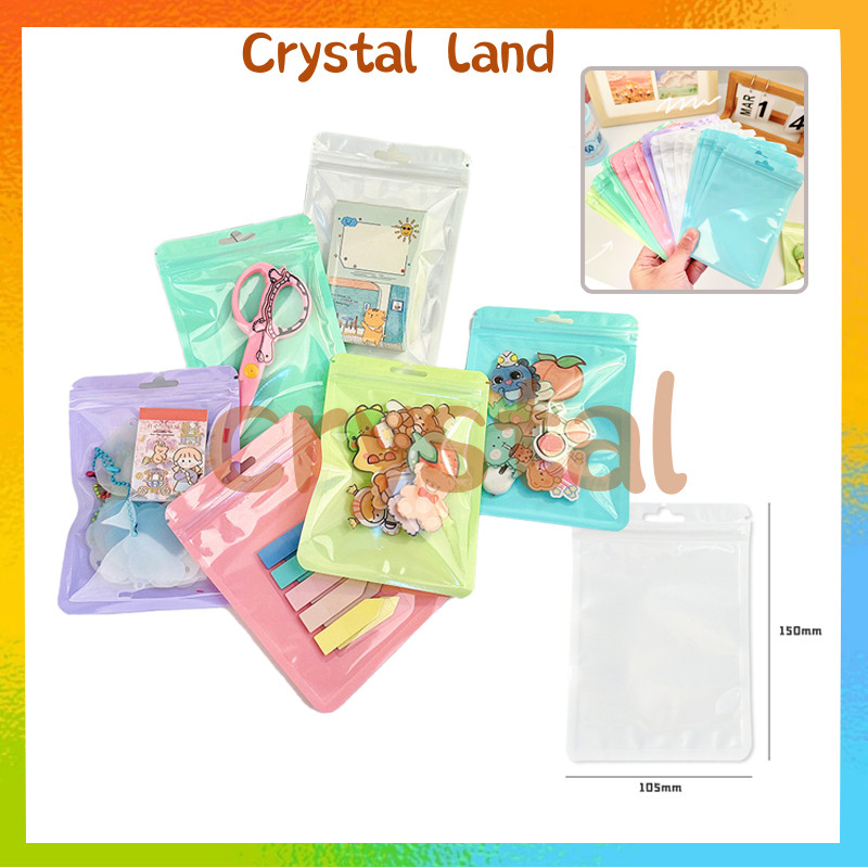 

Tas ziplock warna-warni / Plastik Klip Zipp Zipper Ziplock