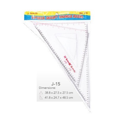 

Penggaris Segitiga Classic J 15 Butterflly