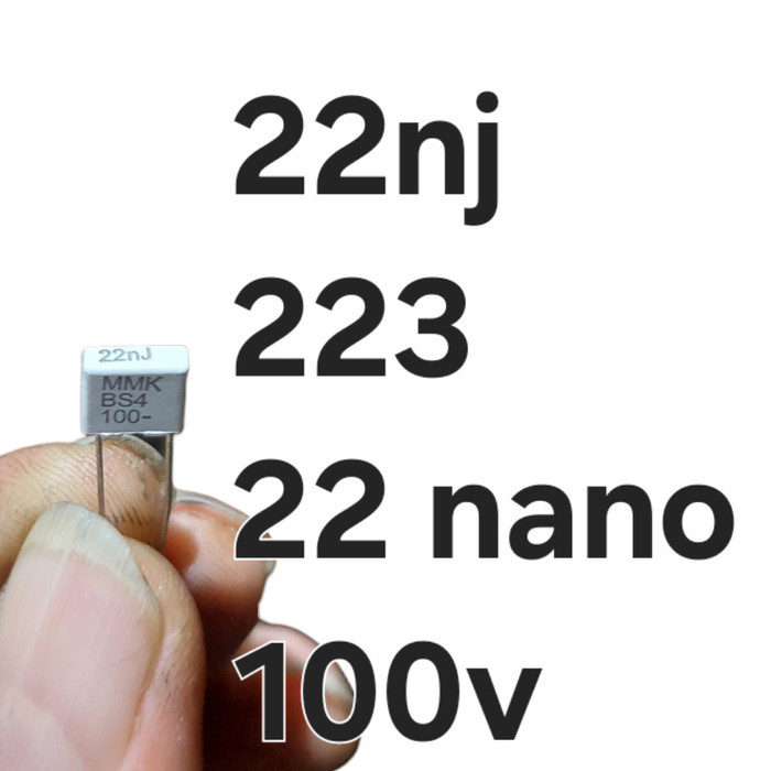 DS99 ( 223 22 nano ) kapasitor keramik mika  22nj 2a223j 22nano mmk bs4 mkm