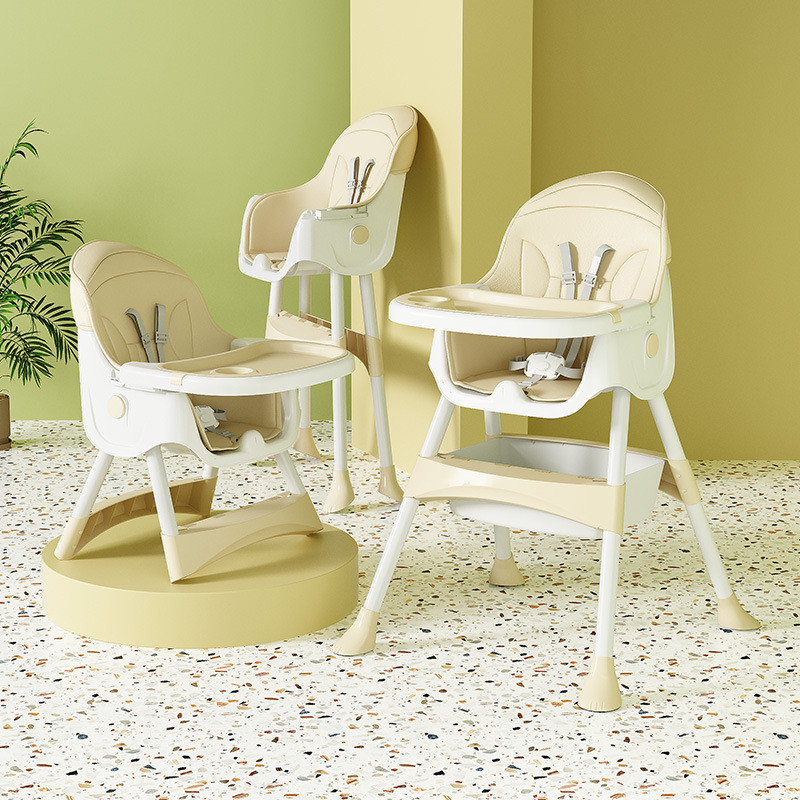 Baby Dining Chair Multifunctional Foldable Baby Chair Household Portable Baby Dining Table Chair, Ch