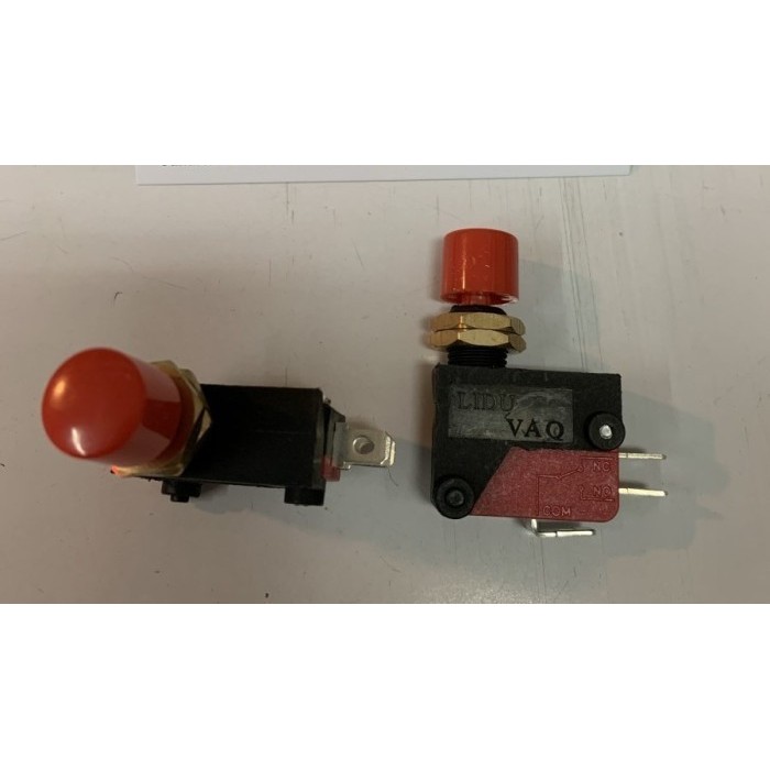 Limit switch + knop NO NC