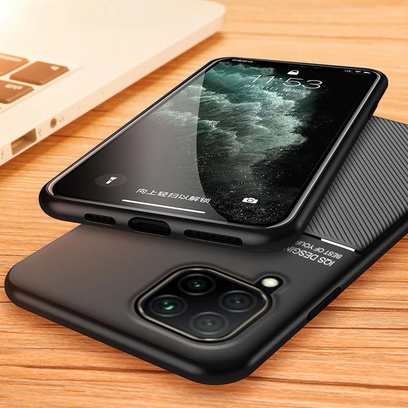 Phone Casing Samsung Galaxy A22 5G Case Magnetic Holder Leather Plate Phone Case Untuk Samsung A22S 