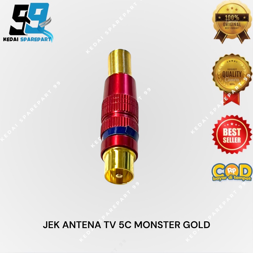 JACK JEK ANTENE TV 5C BUNTUT MONSTER GOLD TV