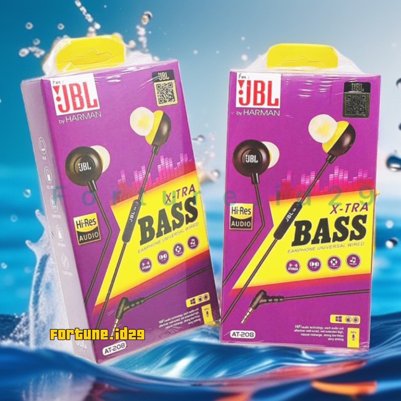 HF HEADSET JBL AT-208 X-TRA BASS PACKING IMPORT
