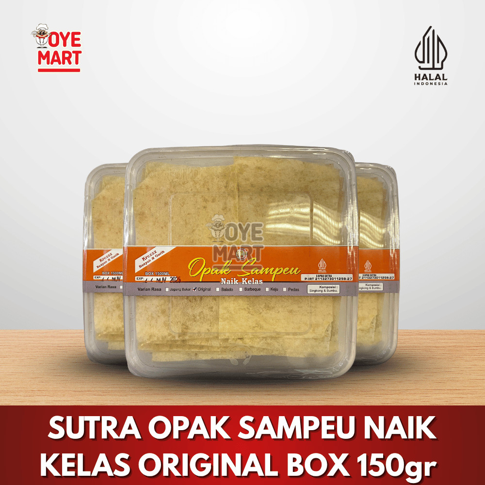 

SUTRA OPAK SAMPEU NAIK KELAS ORIGINAL BOX 150gr