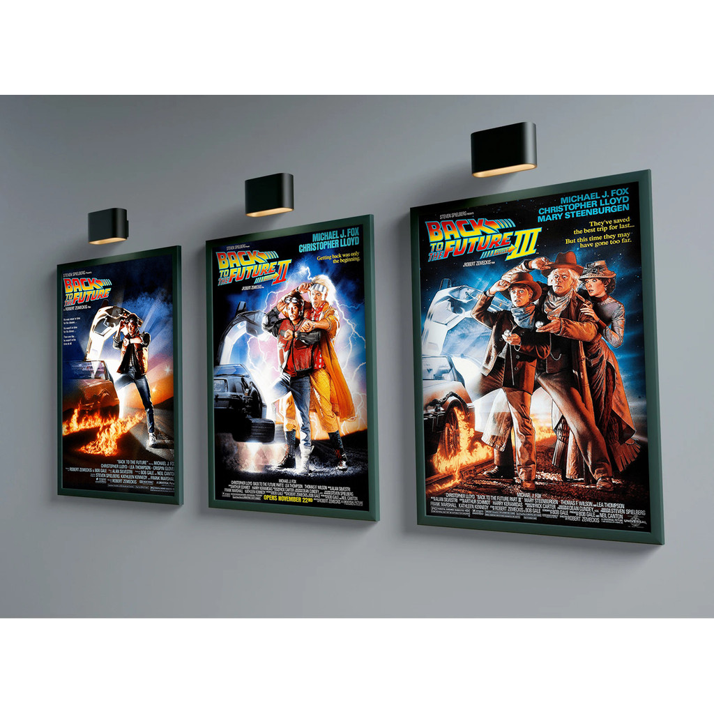 

Movie Back To The Future Trilogy Posters Painting Poster Canvas Painting Wall Art Home Decor Pictures Living Room Decoration