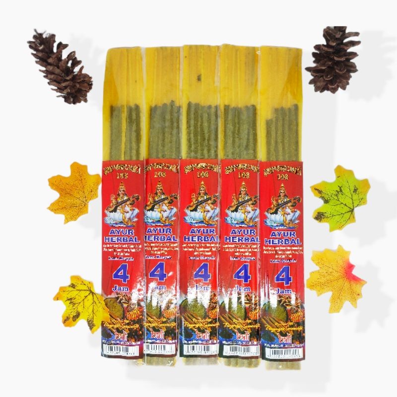 [ Dupa Saraswati Bali ] Hio 4 Jam Stick Basah Aromaterapi Ayur Herbal Full Aroma