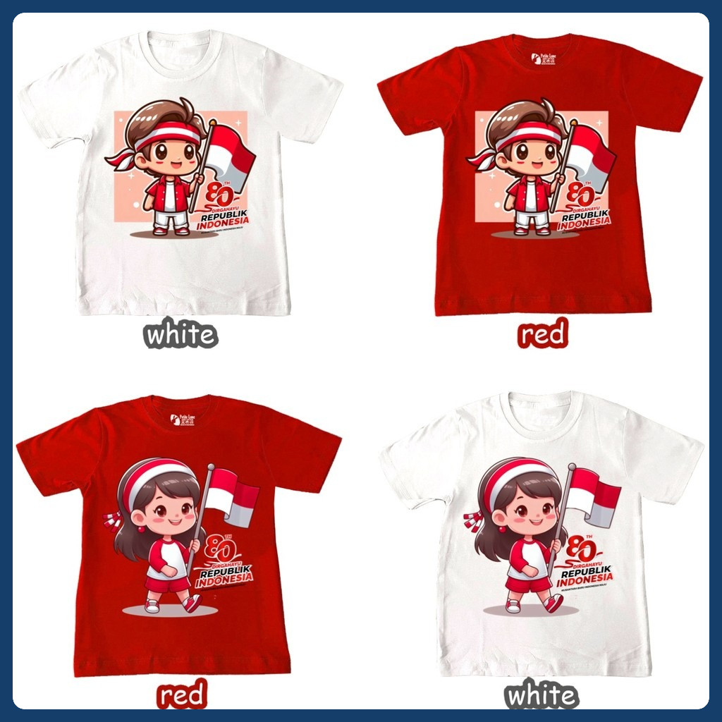 [MMW] (BISA INSTANT) COD ATASAN ANAK Gambar Setelan Hitam MERDEKA Sablon Merah Putih Distro Rok Inst