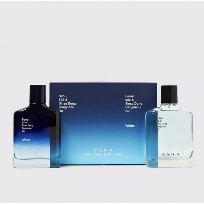 Parfum Ori Pria Zara Seoul + Zara Seoul Winter For Men EDT 100ml