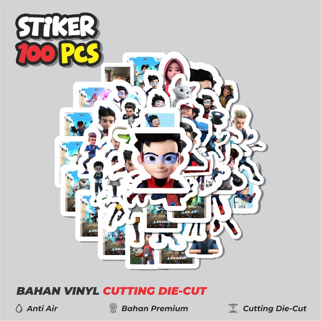 

Terbaru! 50 pcs Stiker Dekorasi Lucu Kreatif untuk Notebook, Skateboard, HP