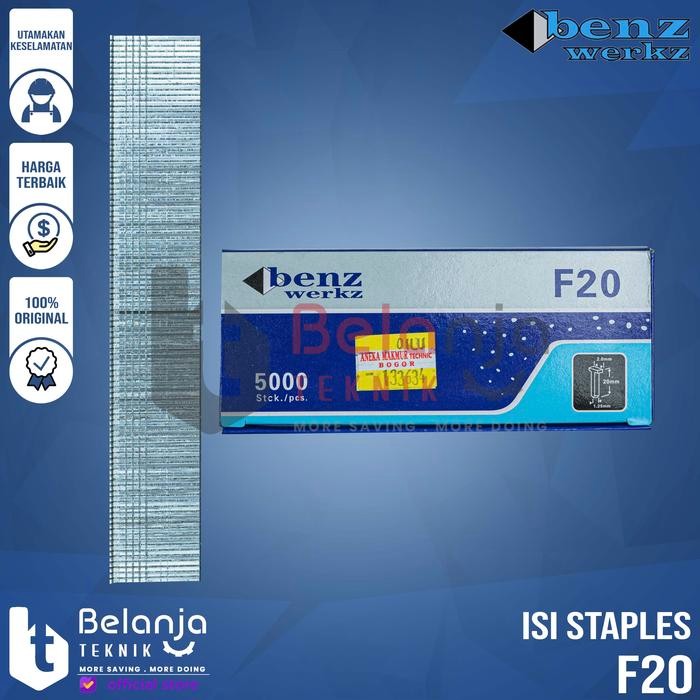 

Benz F20 MO Isi Mesin Staples Paku Tembak Lurus Mata Gun Nailer F 20