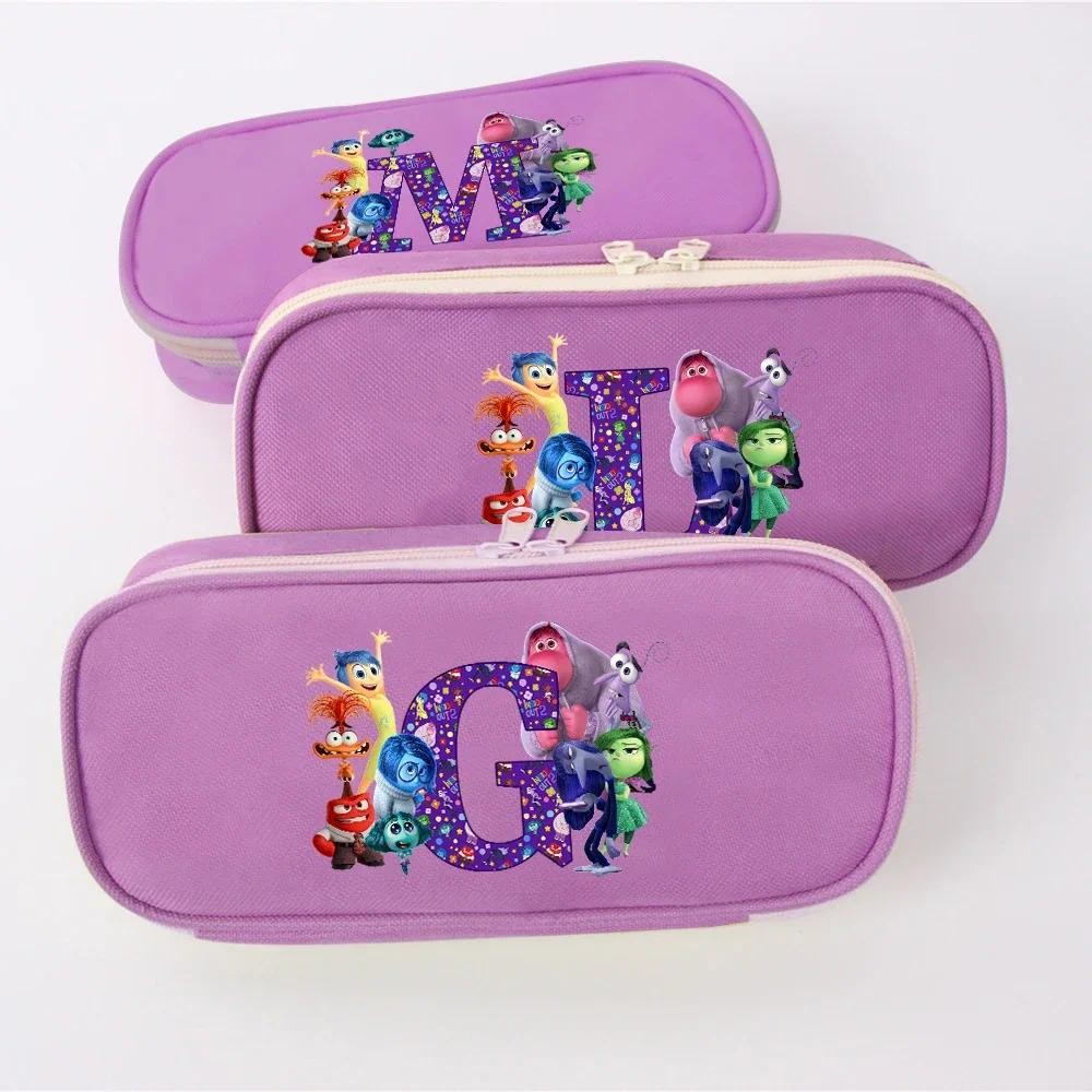 

Disney Inside Out 2 Kids Cute Pencil Bag Children Anime Cartoon Pen Case Student Kawaii Creative Stationery School Supplies Gift