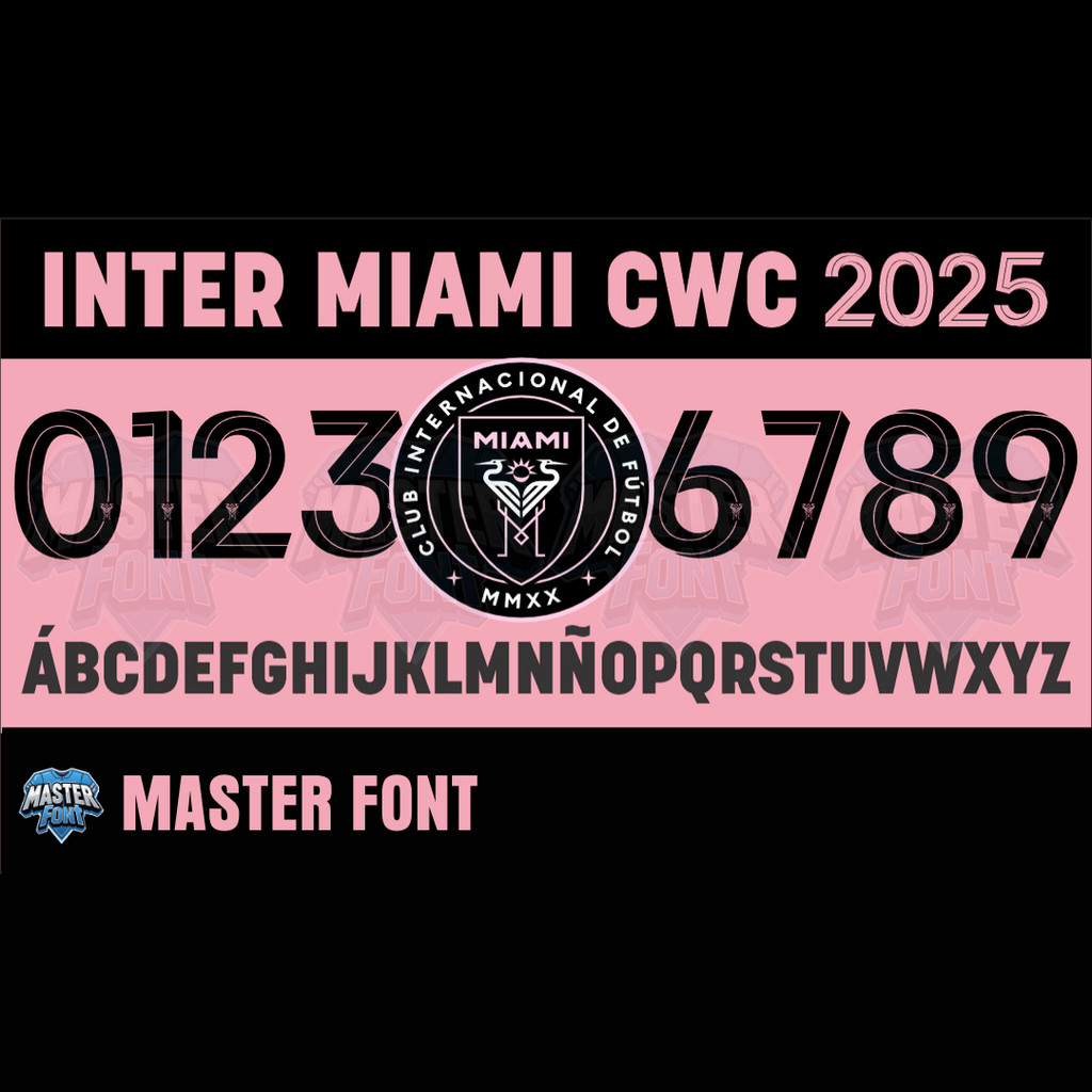 Nameset Jersey - Inter Miami Club World Cup 2025