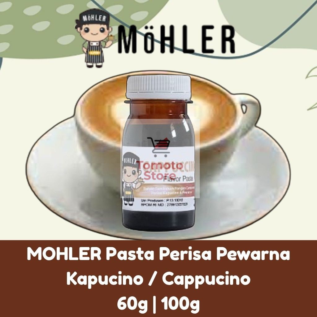 

✨ TOMOTOSTORE ✨ MOHLER Pasta Perisa Pewarna Kapucino / Cappucino