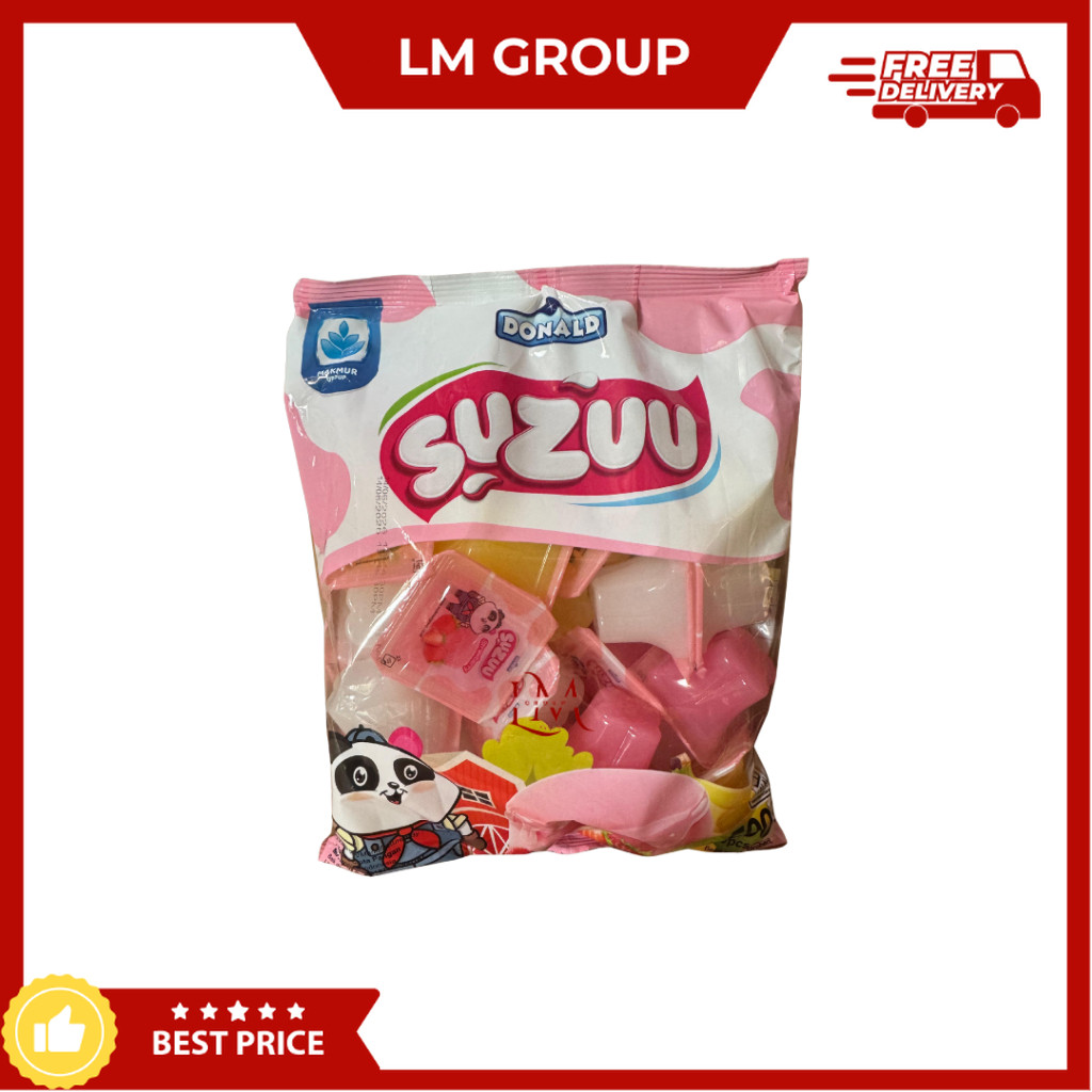 

Donald Suzuu Jeli Ager Rasa Susu Buah 1 Pack isi 20 pcs x 25gr LM Snack Grosir