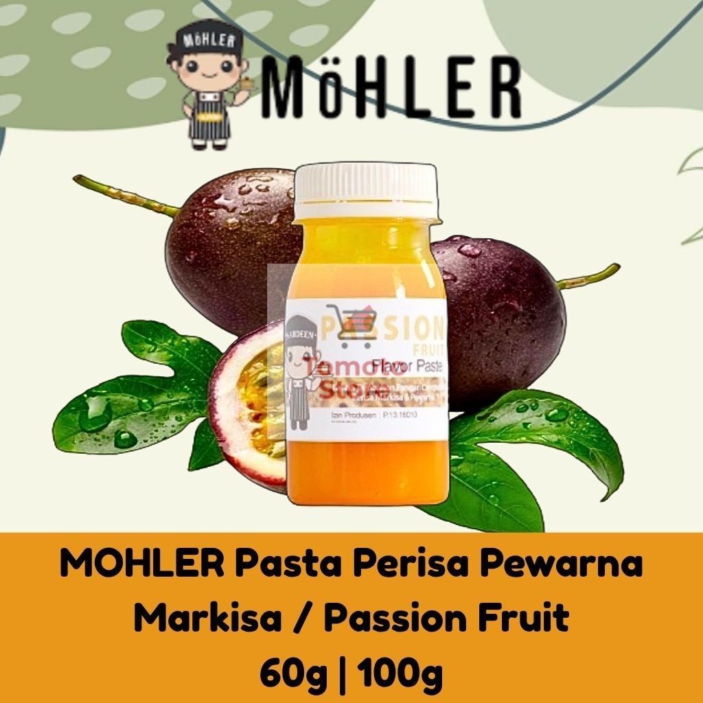 

✨ TOMOTOSTORE ✨ MOHLER Pasta Perisa Pewarna Markisa / Passion Fruit