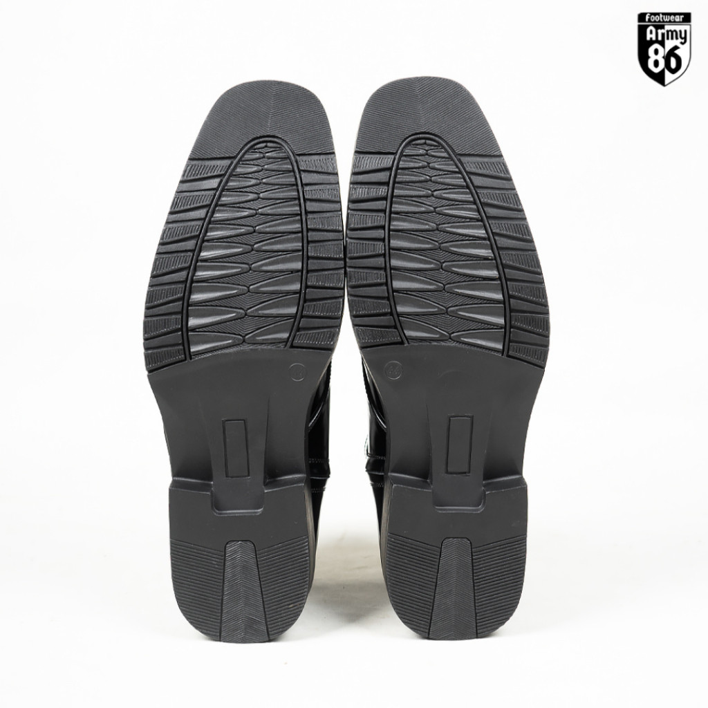 Outsol Sepatu Pantofel Pria alas sepatu PDH Pentopel TNI Pentofel Polri Kantor bahan TPR asli Army86