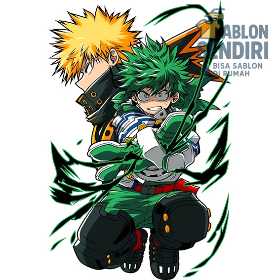 Sablon Gosok - ANIME - Siap Setrika - Sablon Desain Lengkap - Sesuai Gambar UN243