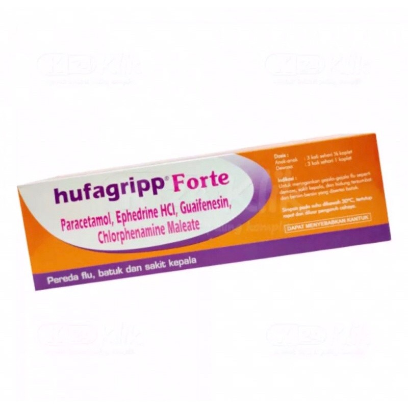 ( 2 LEMBAR ) Hufagripp Forte Per Lembar / Hufagripp Tablet  TM