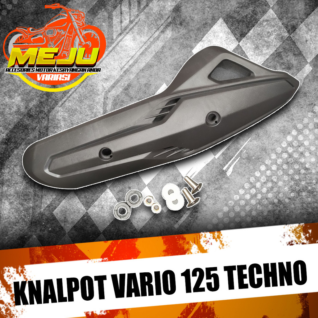 MJV Cover Knalpot Vario 125 Techno Tutup Knalpot Vario 125 Techno Ckd Motor Vario 125 Techno