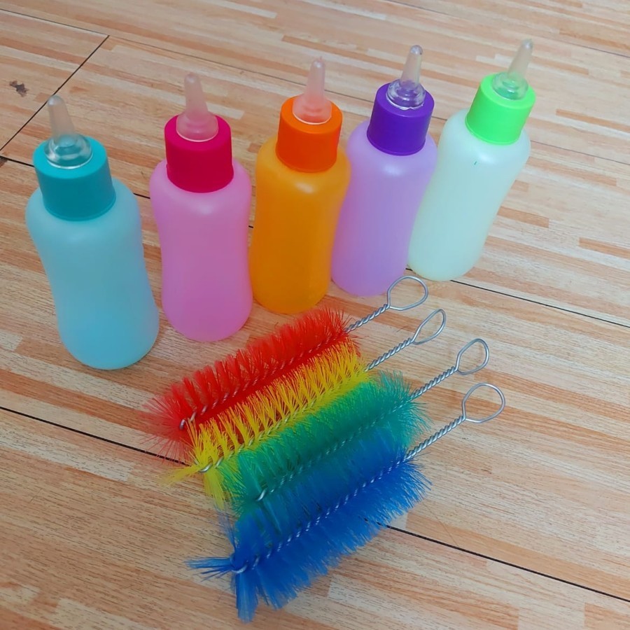 BOTOL DOT SUSU BABY cat puppy 100ML 1SET+SIKAT botol susu anak kucing kelinci musang Pet Milk Bottle