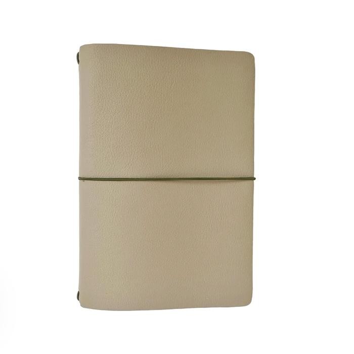 

Endless Regalia Paper - Explorer Refillable Leather Journal - Beige, Cactus leather