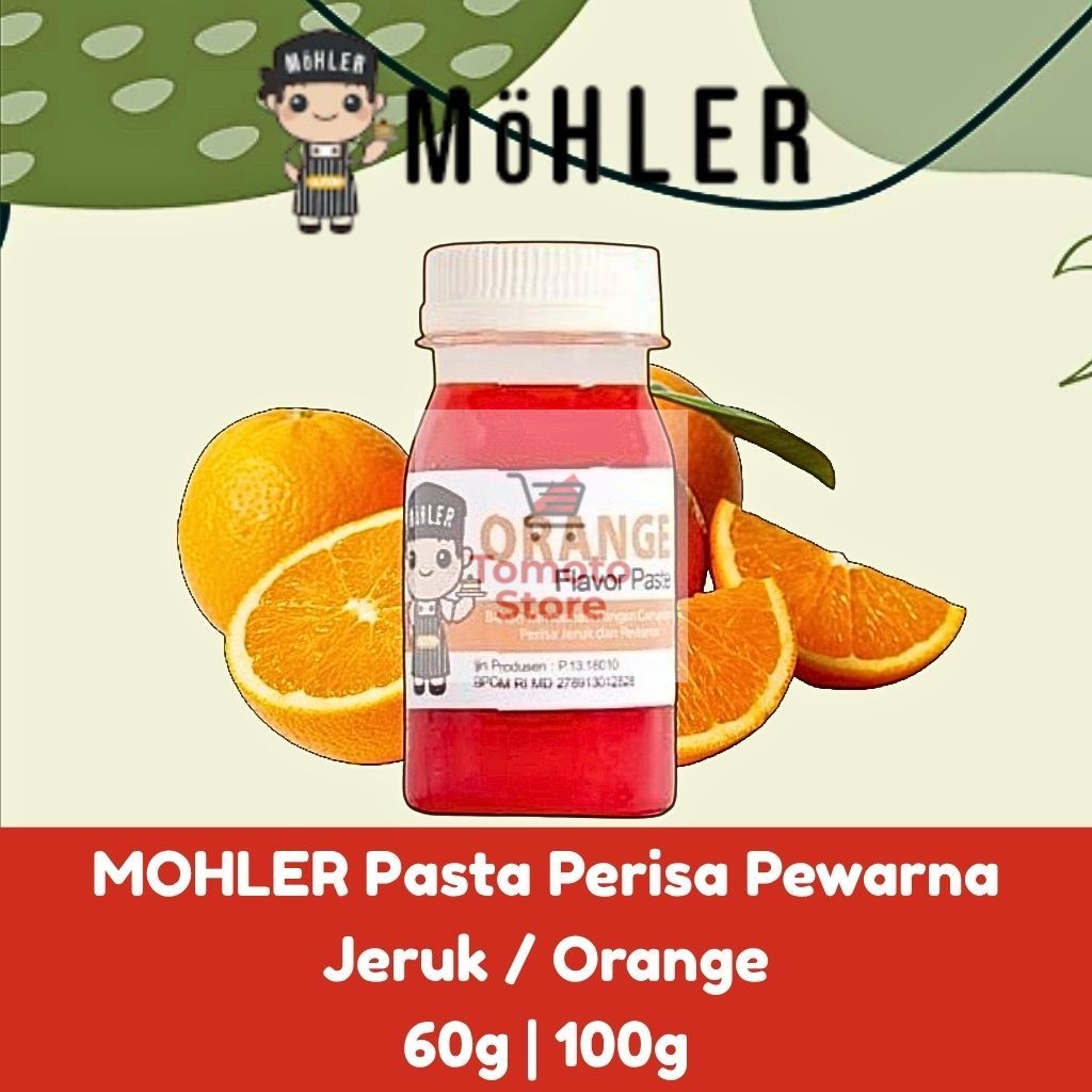 

✨ TOMOTOSTORE ✨ MOHLER Pasta Perisa Pewarna Jeruk / Orange