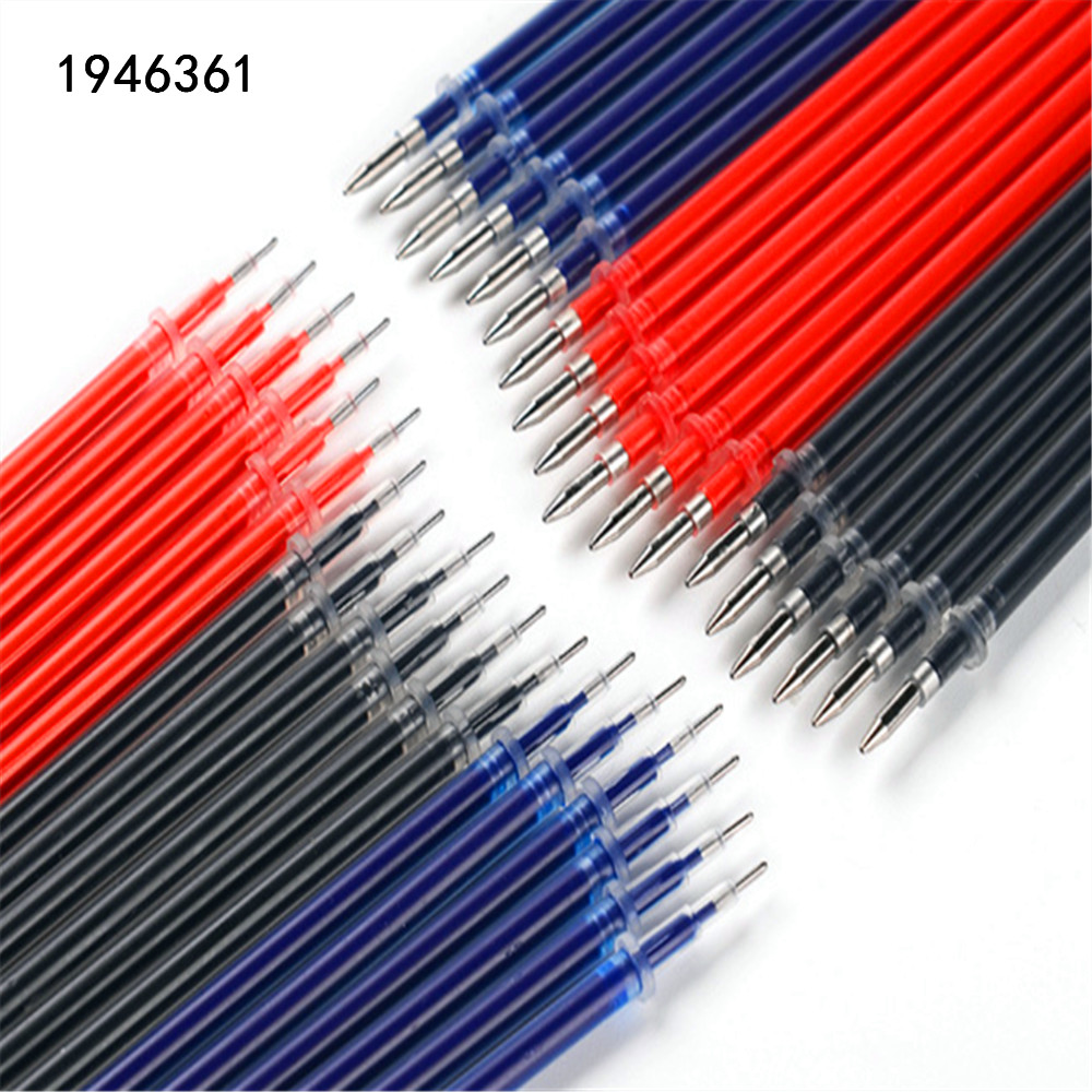 

High quality Black Blue Red Ink Refill Gel Pen bullet for Fine Nib Ink cartridge Sool Student office stationery Love Gift