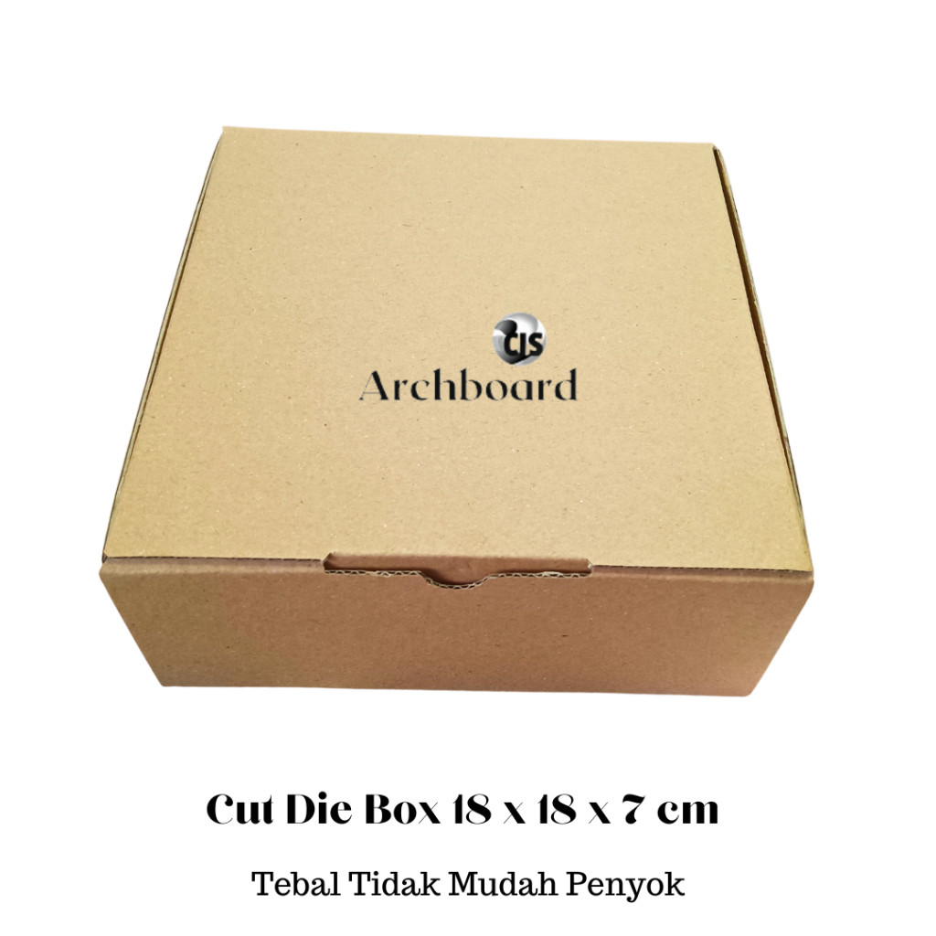 

Kardus Die Cut Polos Uk 18x18x7 cm / Box Pizza 18 x 18 x 7 cm