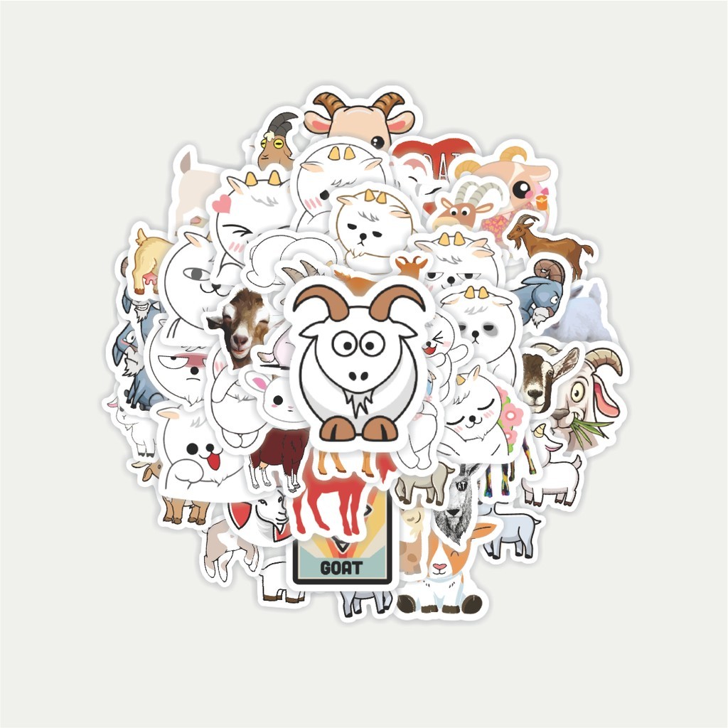 

Sticker Pack Sticker Hewan Kambing | Sticker TUMBLR | Stiker LAPTOP KOPER HELM