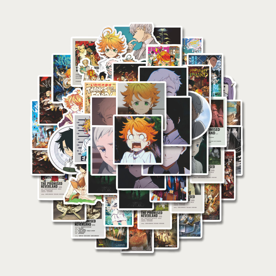 

Sticker Pack Stiker Poster The Promised Neverland | Sticker TUMBLR | Stiker LAPTOP KOPER HELM
