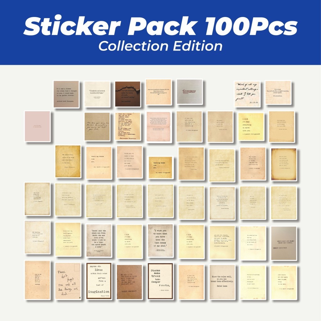 

Hot Stiker Retro Theme Quotes [Kutipan Tema Retro] Lucu Anti Air Stikers Berperekat Waterproof Sticker Decal Buat Motor Helm Buku Journal Koper Casing HP Laptop Botol Minum