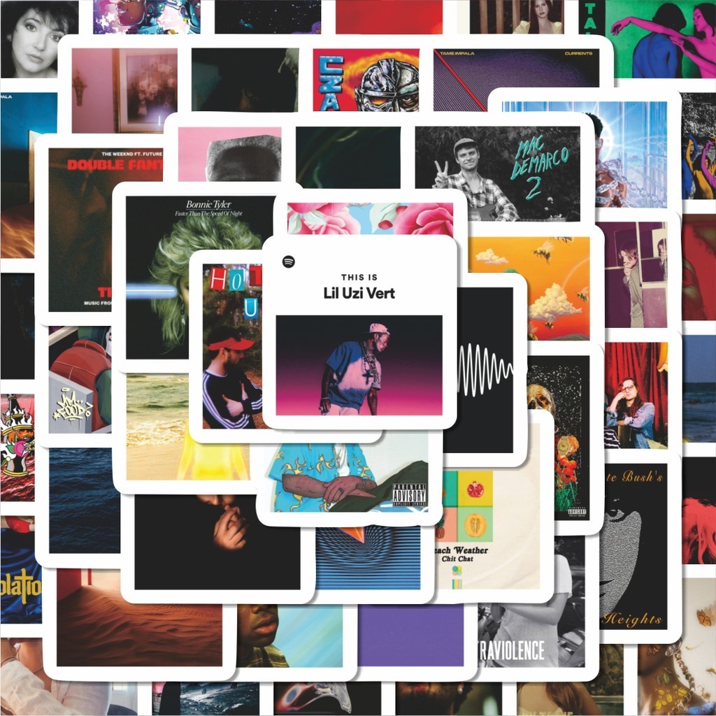 

100PCS Lucu Sticker Cover Album Sticker Stiker Aesthetic Stiker Anti Air Stikers Berperekat Waterproof sticker decal buat Motor Helm Buku Journal Koper Casing HP Laptop Botol Minum Hadiah anak