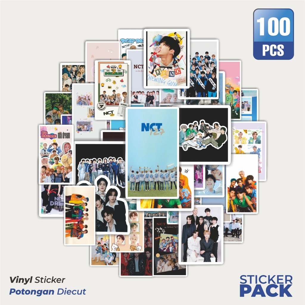 

Stiker Vinyl Stiker Poster NCT Dream Waterproof Aesthetic- Untuk Laptop, Motor, dan Helm - Paper Stationery Pack