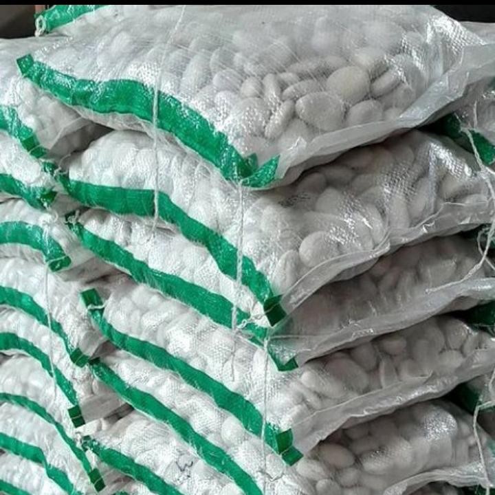 Batu koral putih hiasan taman 1 karung