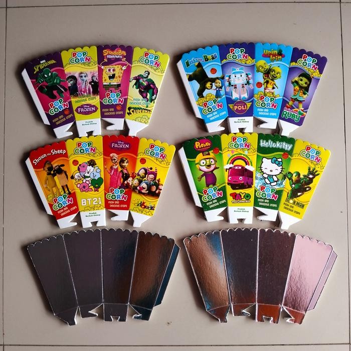 

Promo kertas pembungkus popcron/kotak pop corn terlaris