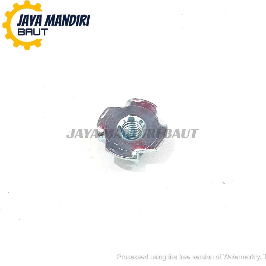 Tee Nut T Nut Mur Cakar M5 Mur Tanam Kayu M5