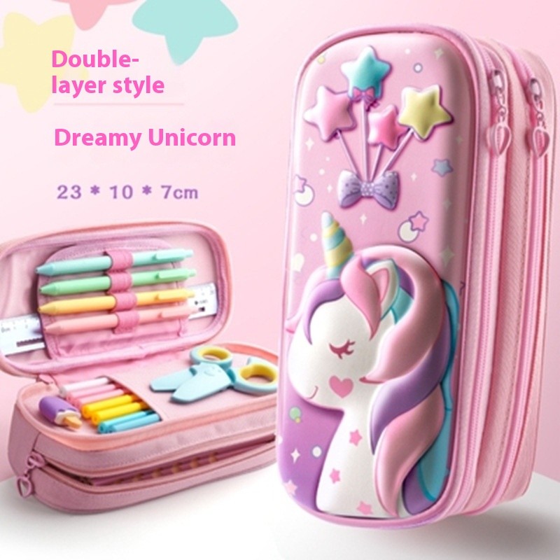 

Pensil Case 3D Timbul EVA, Kotak Pensil 3D Anak Seoklah, Tempat Pensil Model 3D Timbul