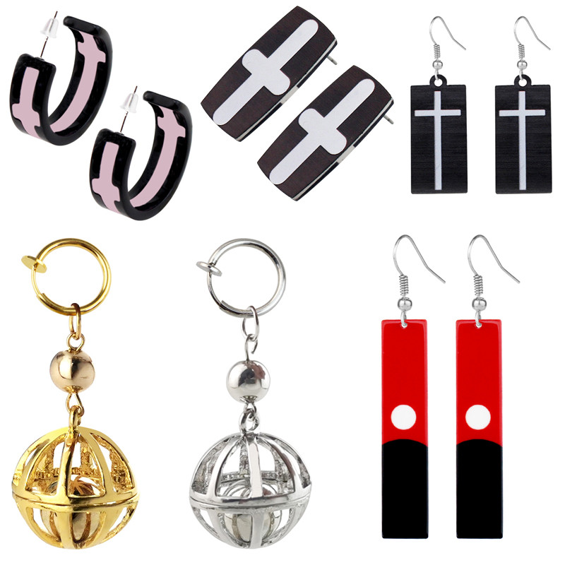 Anime Tokyo Revengers Izana Kurokawa Earrings Cosplay Acrylic Pendant Ear Hook Dangle Earrings Jewel