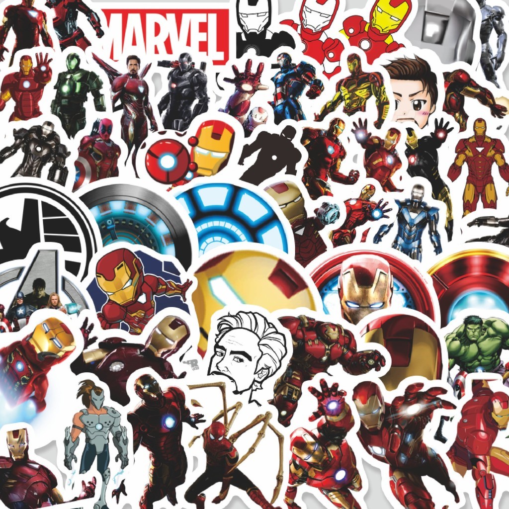 

Stiker Cutting Pack Sticker Kartun Iron Man Armored Adventures Sticker Isi 100Pcs Series Aesthetic Lucu Keren Untuk Koper Bahan Vynil