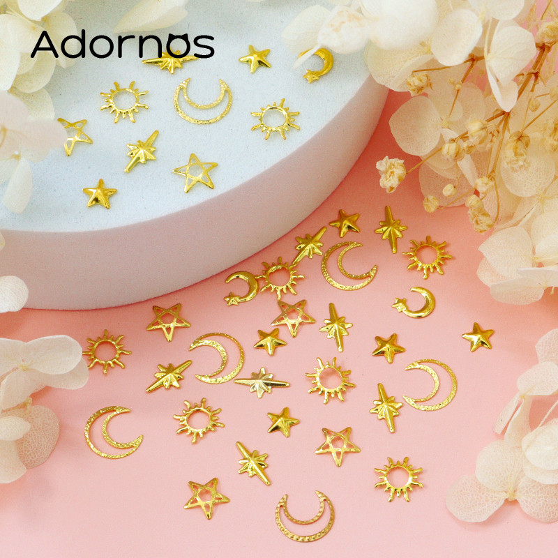 

5g Star Moon Metal Rivet Resin Filling Epoxy Resin Molds Crafts DIY Butterfly Dry Flower Epoxy Silicone Mold Quicksand Fillers