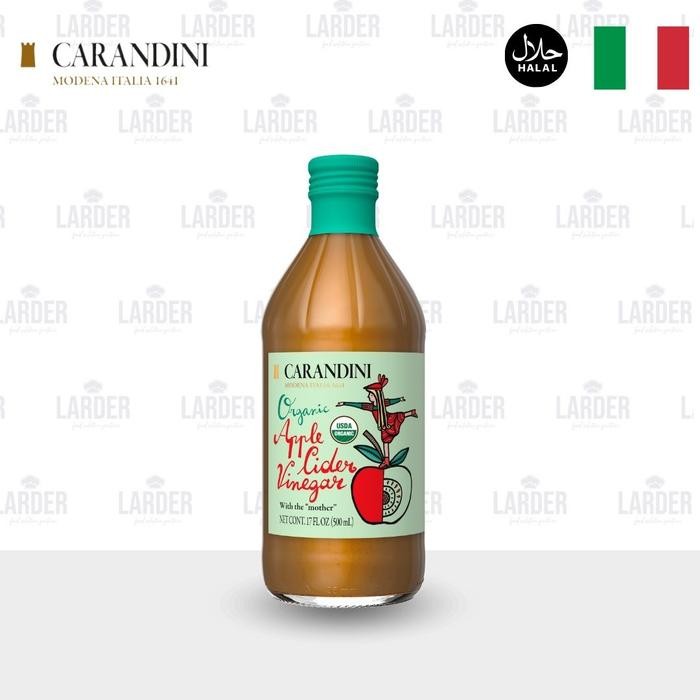 

Carandini Cuka Apel Organik 500ml Cuka Sari Apel Organik Carandini dengan "the mother" Sari Pati Lembut Segar Aroma Rasa Khas Halal Made in Italy