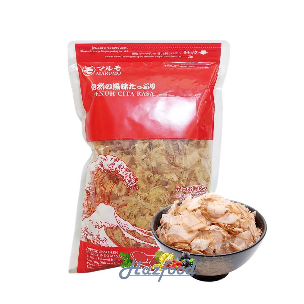 

Marumo Katsuobushi 50 Gram - Serutan Ikan Cakalang Asap Toping Takoyaki HALAL